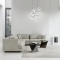 Minimalist Transparent Glass Ball Chandelier Pendant Lamp